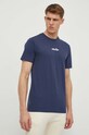Ellesse t-shirt bawełniany Ollio Tee granatowy SHP16463