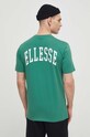 Oblečení Bavlněné tričko Ellesse Harvardo T-Shirt SHV20245 zelená