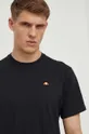 czarny Ellesse t-shirt bawełniany Holdino T-Shirt