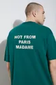 Bavlněné tričko Drôle de Monsieur Le T-Shirt Slogan 100 % Bavlna
