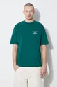 zielony Drôle de Monsieur t-shirt bawełniany Le T-Shirt Slogan
