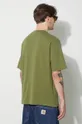 Хлопковая футболка Drôle de Monsieur Le T-Shirt Slogan зелёный