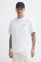 biały Abercrombie & Fitch t-shirt bawełniany