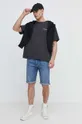 Abercrombie & Fitch t-shirt bawełniany szary