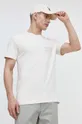 Bavlnené tričko Abercrombie & Fitch béžová