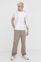 Pamučna majica Abercrombie & Fitch KI124.4045.100 bijela SS24