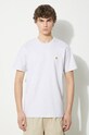 Carhartt WIP tricou din bumbac S/S Chase T-Shirt uni gri I026391.00JXX