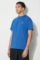 modrá Bavlnené tričko Carhartt WIP S/S Chase T-Shirt