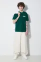 Carhartt WIP cotton t-shirt S/S University Script T-Shirt green