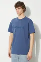 σκούρο μπλε Βαμβακερό μπλουζάκι Carhartt WIP S/S Duster T-Shirt