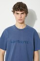 Carhartt WIP cotton t-shirt S/S Duster T-Shirt I030110.1ZFGD navy