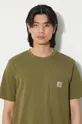 Хлопковая футболка Carhartt WIP S/S Pocket T-Shirt Мужской