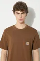 Carhartt WIP tricou din bumbac S/S Pocket T-Shirt 100% Bumbac