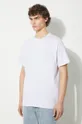 sivá Bavlnené tričko Carhartt WIP S/S Script Embroidery T-Shirt