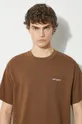 Carhartt WIP t-shirt bawełniany S/S Script Embroidery T-Shirt Męski