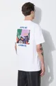 бял Памучна тениска Carhartt WIP S/S Isis Maria Dinner T-Shirt