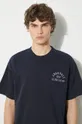 темно-синій Бавовняна футболка Carhartt WIP S/S Class of 89 T-Shirt
