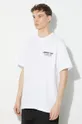 biały Carhartt WIP t-shirt bawełniany S/S Less Troubles T-Shirt