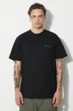 Хлопковая футболка Carhartt WIP S/S Work & Play T-Shirt чёрный