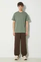 Хлопковая футболка Carhartt WIP S/S Field Pocket T-Shirt зелёный