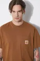 Хлопковая футболка Carhartt WIP S/S Field Pocket T-Shirt Мужской