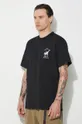čierna Bavlnené tričko Carhartt WIP S/S Icons T-Shirt