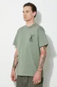 зелёный Хлопковая футболка Carhartt WIP S/S Icons T-Shirt