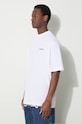 Pamučna majica Marcelo Burlon County Manifesto CMAA054S24JER0080110 bijela