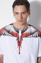 Бавовняна футболка Marcelo Burlon Icon Wings Basic CMAA056S24JER0010125 білий