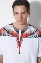 Bavlněné tričko Marcelo Burlon Icon Wings Basic Pánský