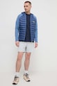 Бавовняна футболка Jack Wolfskin 1809761 темно-синій SS24