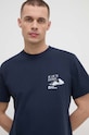 Jack Wolfskin t-shirt bawełniany granatowy 1809761