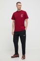 Jack Wolfskin t-shirt Jack Tent 1809791 bordowy SS24