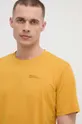 żółty Jack Wolfskin t-shirt sportowy Delgami