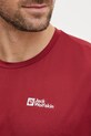 Športna kratka majica Jack Wolfskin Delgami 1809811 bordo