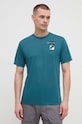Odzież Jack Wolfskin t-shirt sportowy Vonnan 1809941 zielony