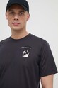 Jack Wolfskin t-shirt sportowy Vonnan czarny 1809941