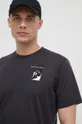 czarny Jack Wolfskin t-shirt sportowy Vonnan