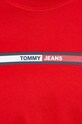 Tommy Jeans t-shirt bawełniany czerwony DM0DM13509