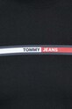 Tommy Jeans pamut póló fekete DM0DM13509