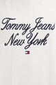 Tommy Jeans tricou din bumbac DM0DM18579 bej