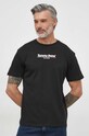 Îmbrăcăminte Tommy Jeans tricou din bumbac DM0DM18590 negru