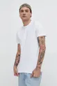 Βαμβακερό μπλουζάκι Hollister Co. 5-pack λευκό