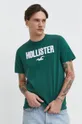 λευκό Βαμβακερό μπλουζάκι Hollister Co. 5-pack