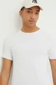 λευκό Βαμβακερό μπλουζάκι Hollister Co.