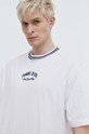 Tommy Jeans t-shirt bawełniany biały DM0DM18656