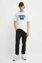 Хлопковая футболка Tommy Jeans DM0DM18559 белый SS24