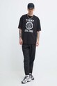 Tommy Jeans t-shirt bawełniany DM0DM18560 czarny SS24