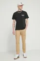 Tommy Jeans t-shirt bawełniany czarny