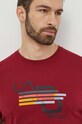 LA Sportiva tricou Stripe Cube burgundia N98320320